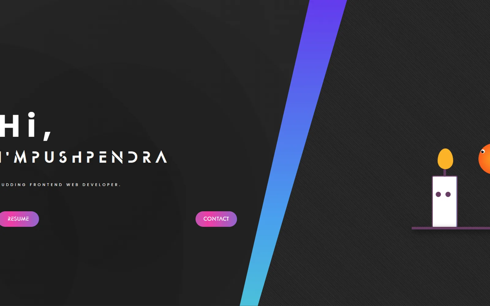 Screenshot of Portfolio v3
